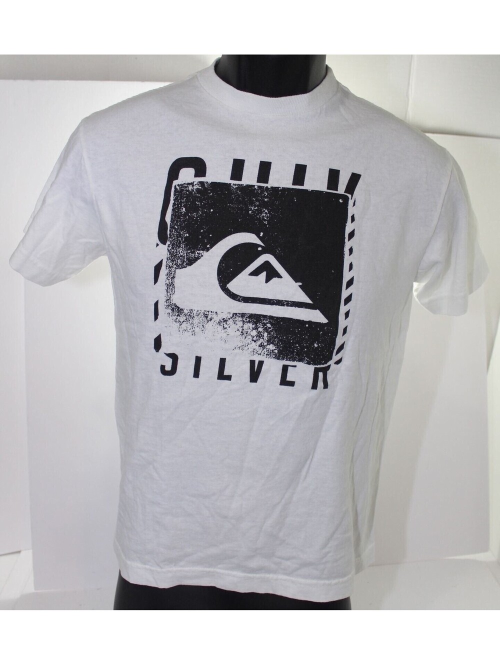 Quiksilver Surfing Kids Unisex Crew Neck T Shirt Size Youth Medium White - Picture 1 of 6